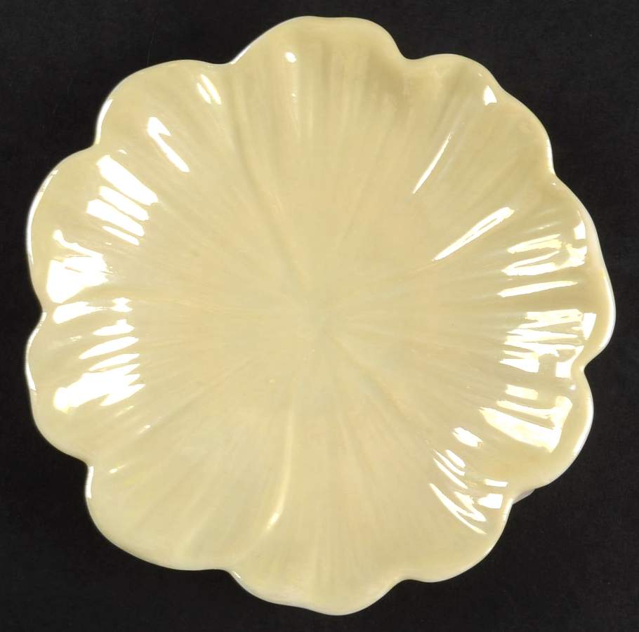 Leaf, Shell & Heart Shaped Plates Primrose Shaped Butter Plate by Belleek Pottery (Ireland)-1