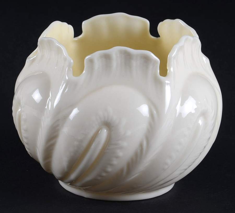 Flower Pot Nickel Flower Pot Vase by Belleek Pottery (Ireland)-1