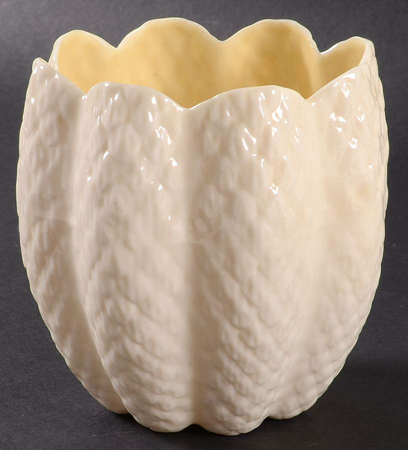 Flower Pot Cone Flower Pot by Belleek Pottery (Ireland)-1