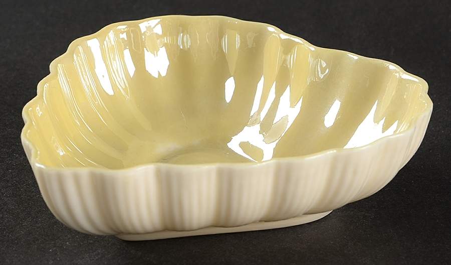 Leaf, Shell & Heart Shaped Plates 4'' Heart Shaped Bowl by Belleek Pottery (Ireland)-1