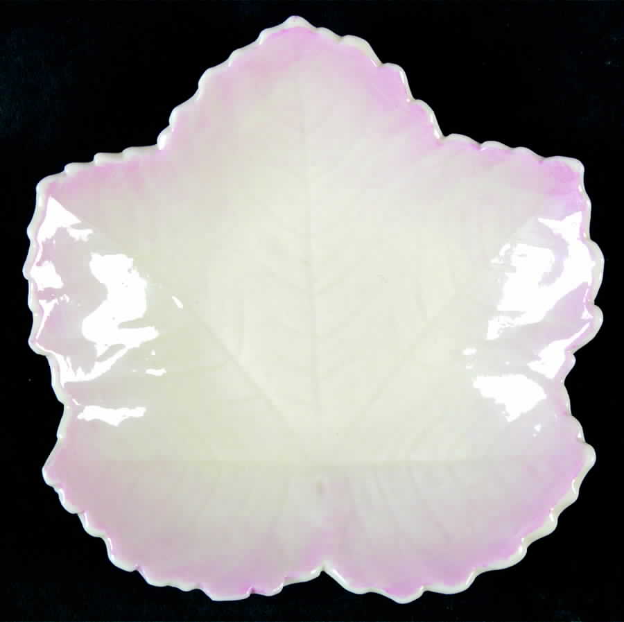 Leaf, Shell & Heart Shaped Plates 5'' Sycamore Leaf Plate by Belleek Pottery (Ireland)-1