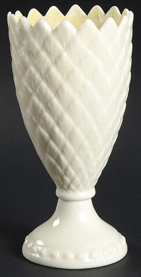 Vases 6'' Feather Vase by Belleek Pottery (Ireland)-1