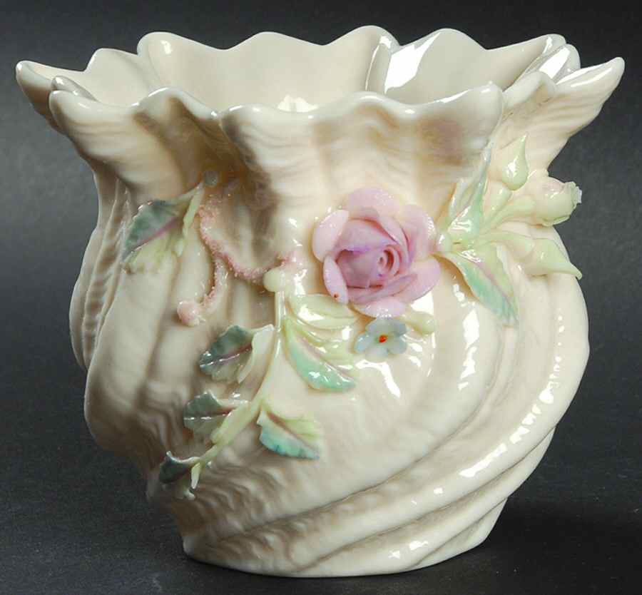Flower Pot 6" Carlingford Cachepot by Belleek Pottery (Ireland)-1