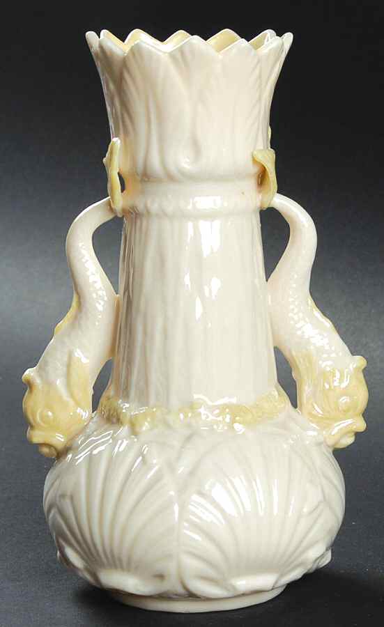 Vases Dolphin Spill Vase by Belleek Pottery (Ireland)-1