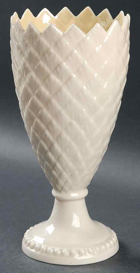 Vases 8'' Feather Vase by Belleek Pottery (Ireland)-1