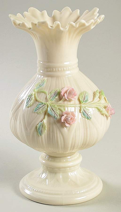 Vases Ribbon Vase by Belleek Pottery (Ireland)-1