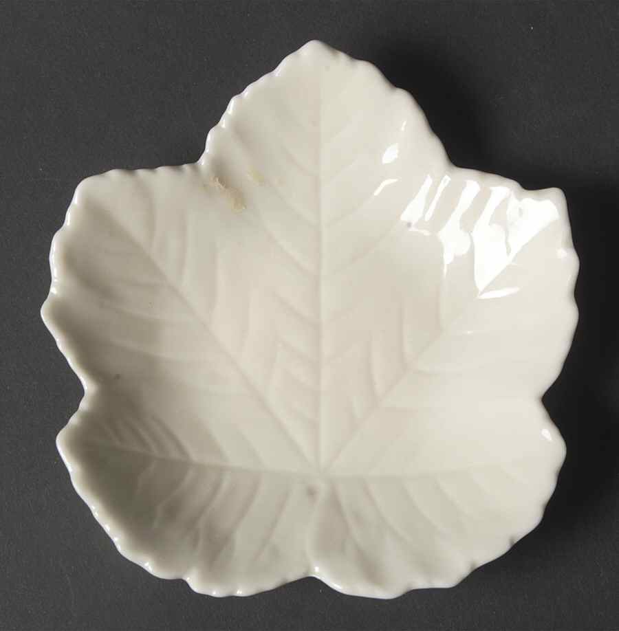 Leaf, Shell & Heart Shaped Plates 4'' Sycamore Leaf Plate by Belleek Pottery (Ireland)-1