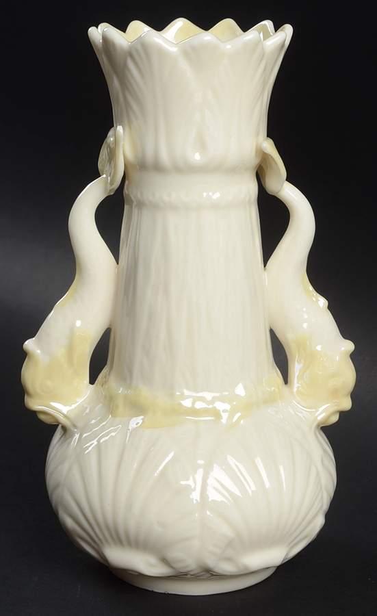 Vases Dolphin Spill Vase by Belleek Pottery (Ireland)-1