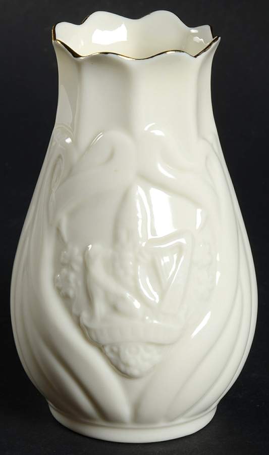 Vases Belleek Emblem Spill Vase by Belleek Pottery (Ireland)-1