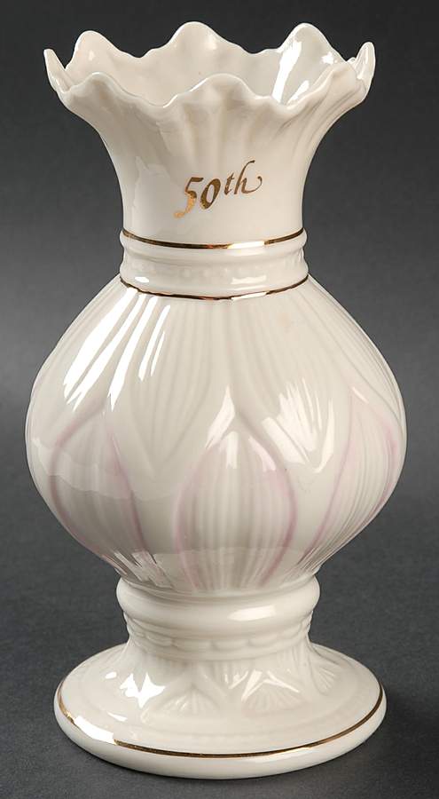 Vases Lotus Spill Vase by Belleek Pottery (Ireland)-1
