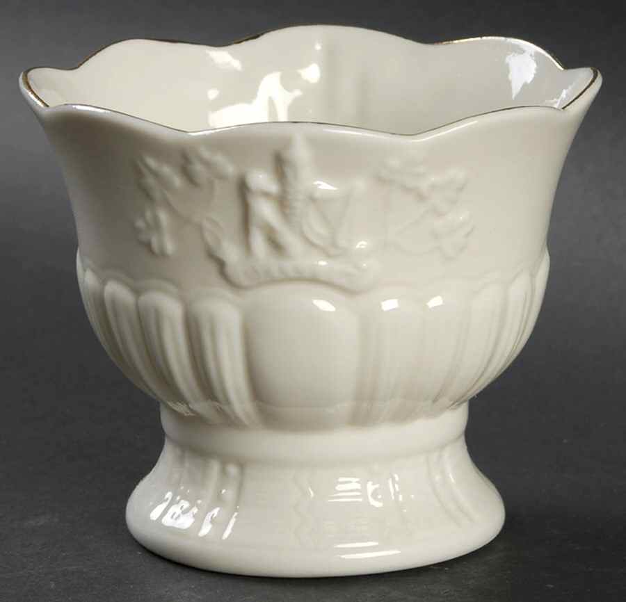 Collectors Society Pedestal Bowl by Belleek Pottery (Ireland)-1