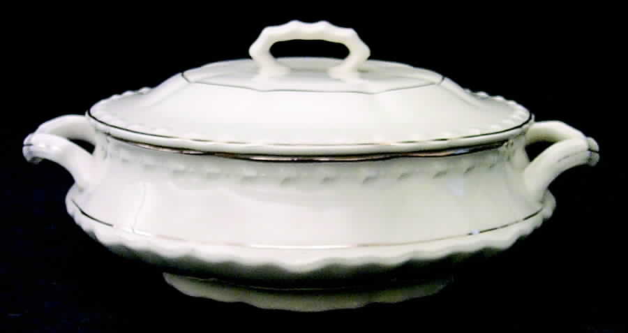 CRO121 Round Covered Vegetable by Crooksville-1