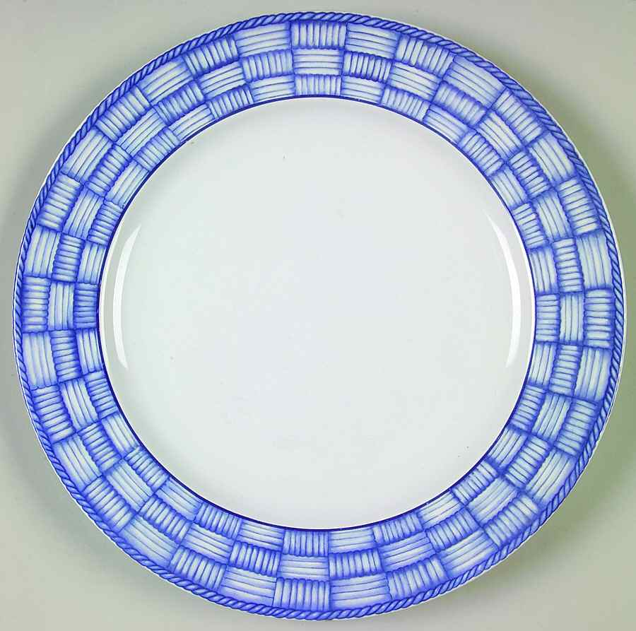 Basket Weave Dinner Plate by Classic Traditions-1