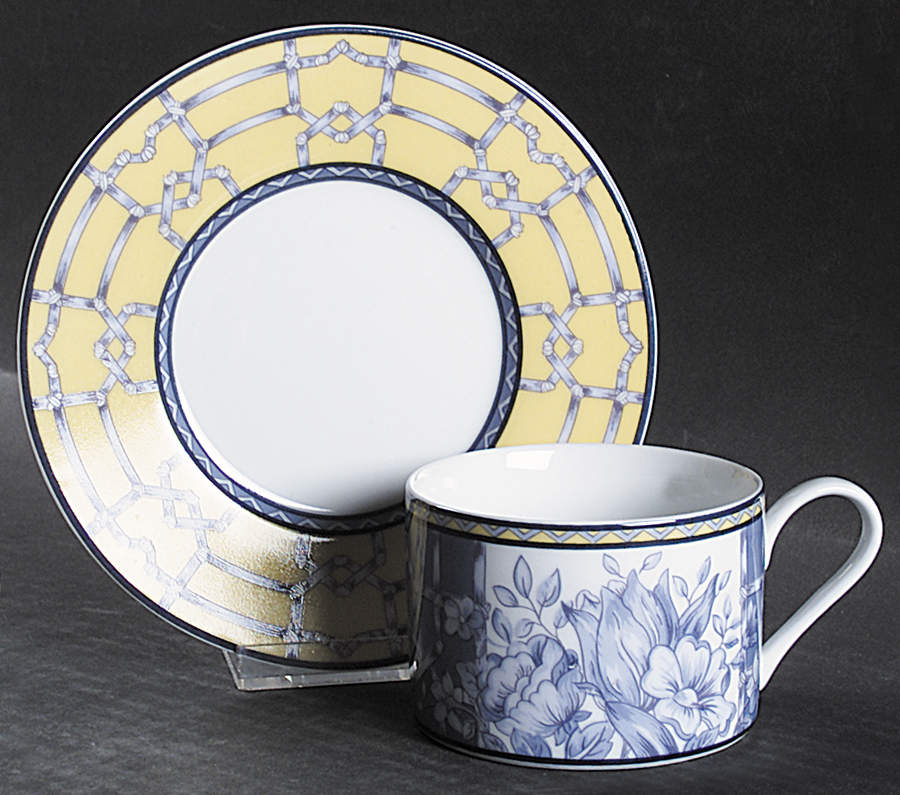 Palace Garden Flat Cup & Saucer Set by Coventry (PTS)-1