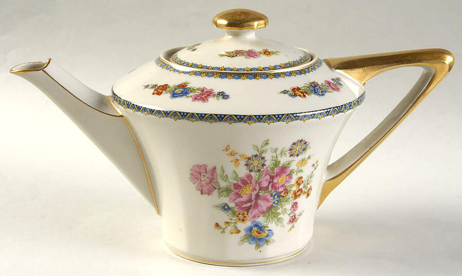 CHF380 Teapot & Lid by Charles Field Haviland-1
