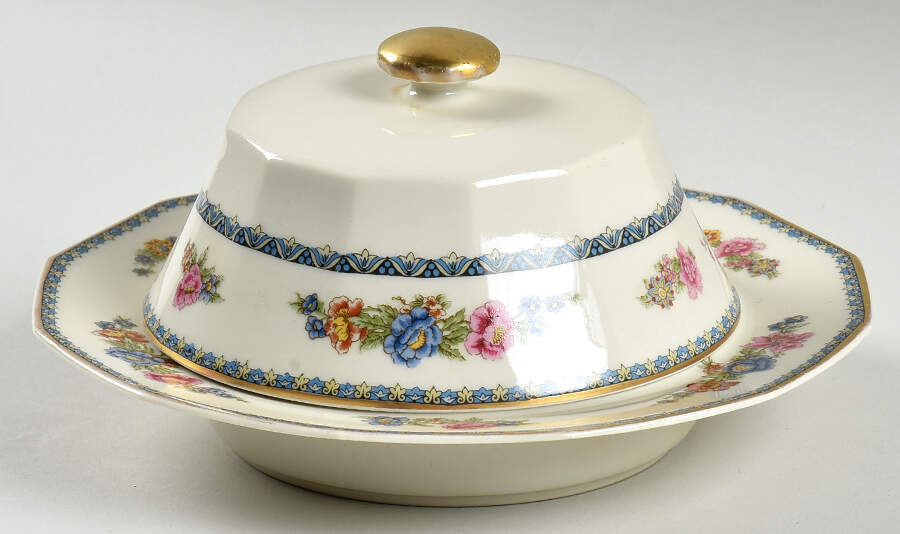 CHF380 Round Covered Butter by Charles Field Haviland-1