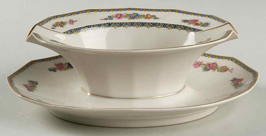 CHF380 Gravy Boat with Attached Underplate by Charles Field Haviland-1