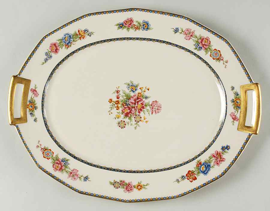 CHF380 14" Oval Serving Platter by Charles Field Haviland-1