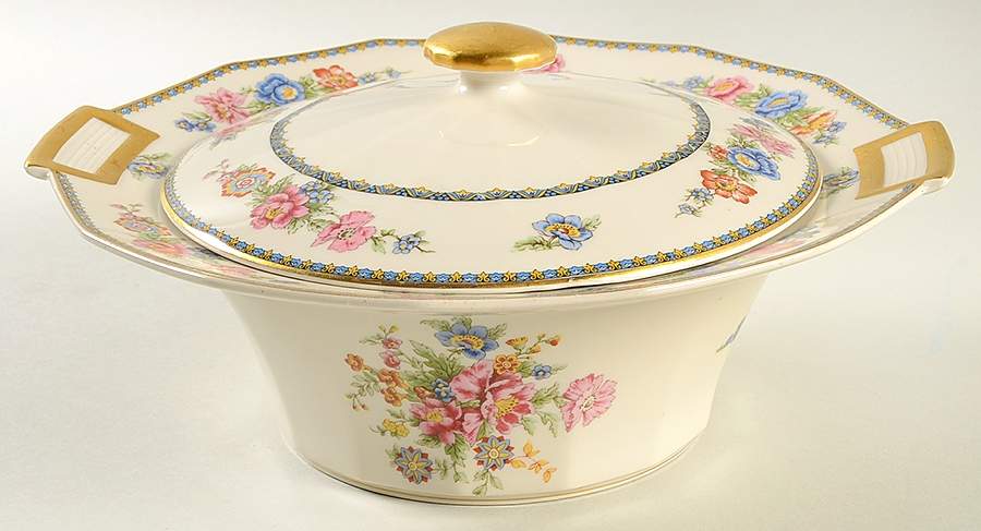 CHF380 Round Covered Vegetable by Charles Field Haviland-1