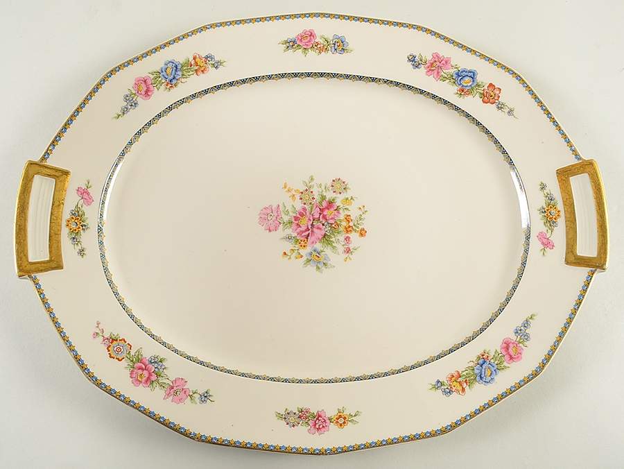 CHF380 16" Oval Serving Platter by Charles Field Haviland-1