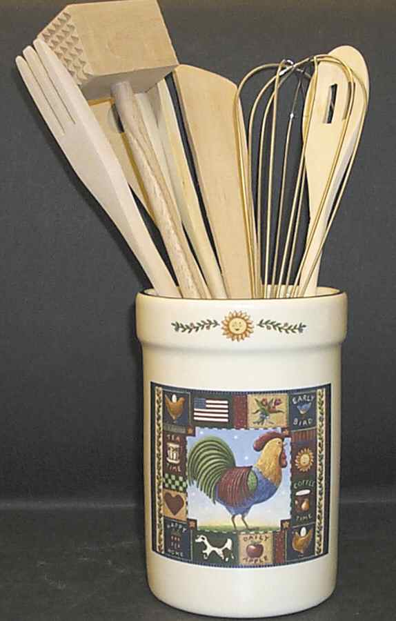 Rise and Shine Utensil Set (Holder & Utensils) by Certified International-1