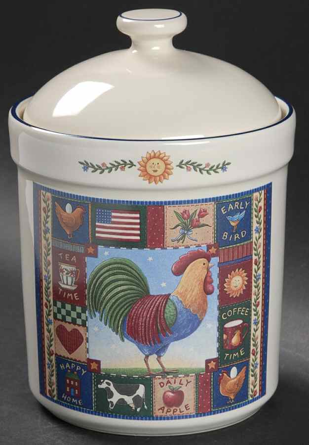 Rise and Shine Medium Canister & Lid by Certified International-1