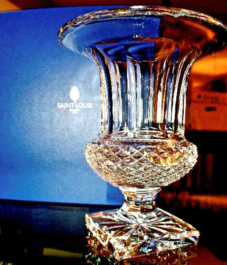 Versailles 15" Footed Vase by St Louis-1