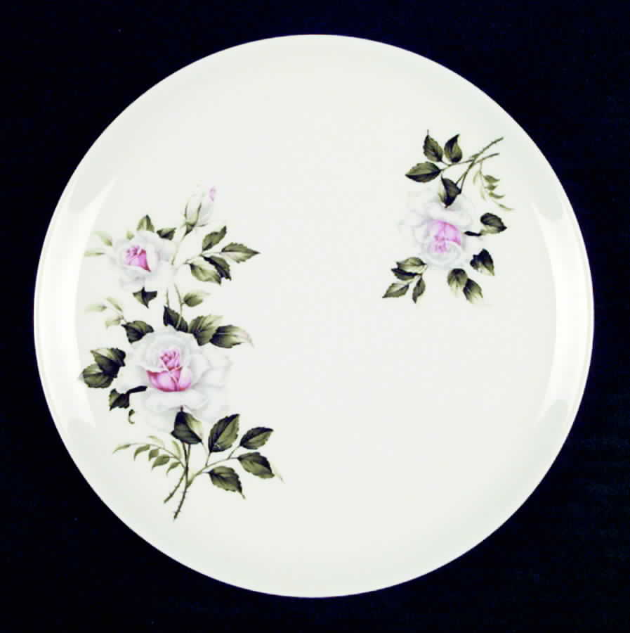 Queen Rose Salad Plate by Crooksville-1