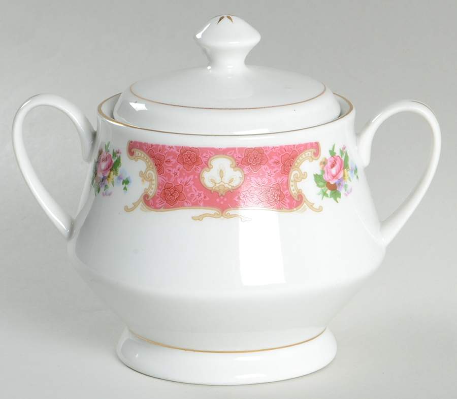 CX76 Sugar Bowl & Lid by China (Made in China)-1