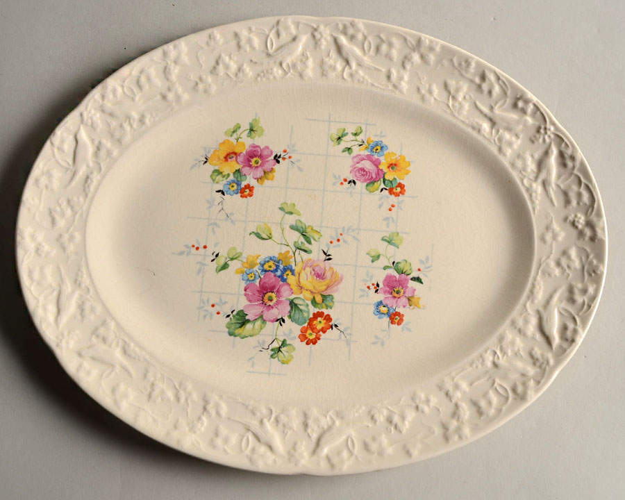 CRO125 11" Oval Serving Platter by Crooksville-1