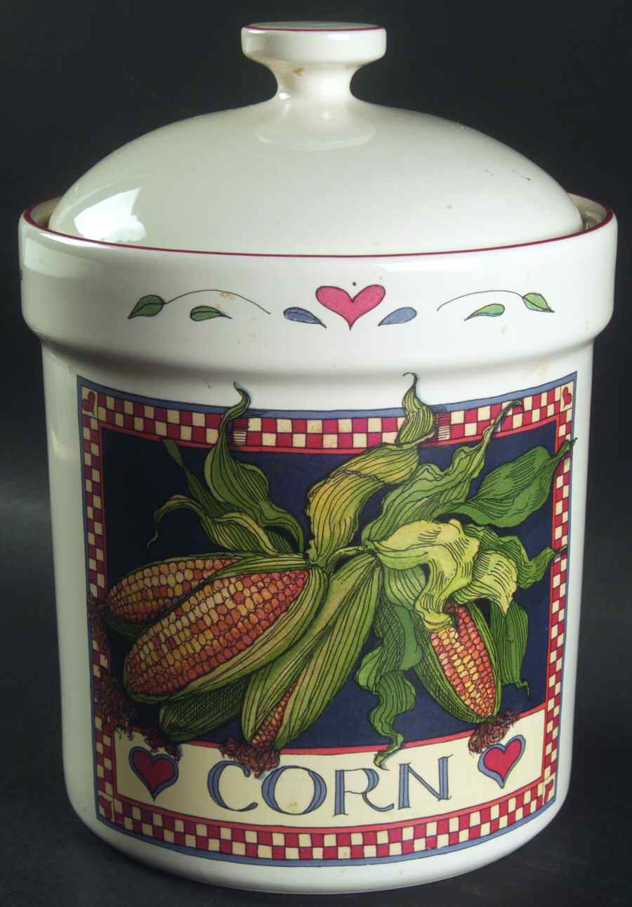 Garden Fresh Extra Large Canister & Lid by Certified International-1
