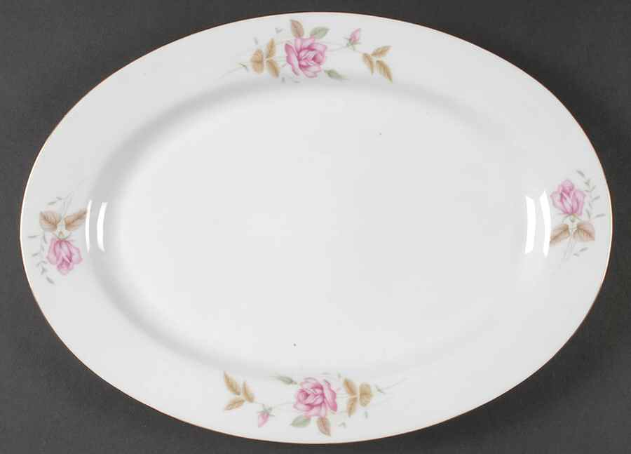CX581 14" Oval Serving Platter by China (Made in China)-1