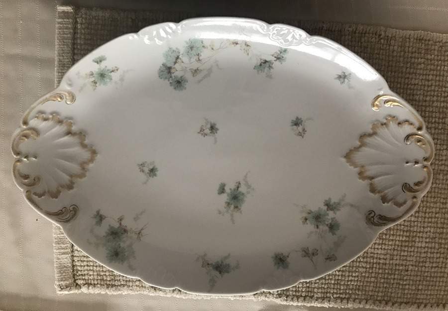 Schleiger 378-5 13" Oval Serving Platter by Charles Field Haviland-1