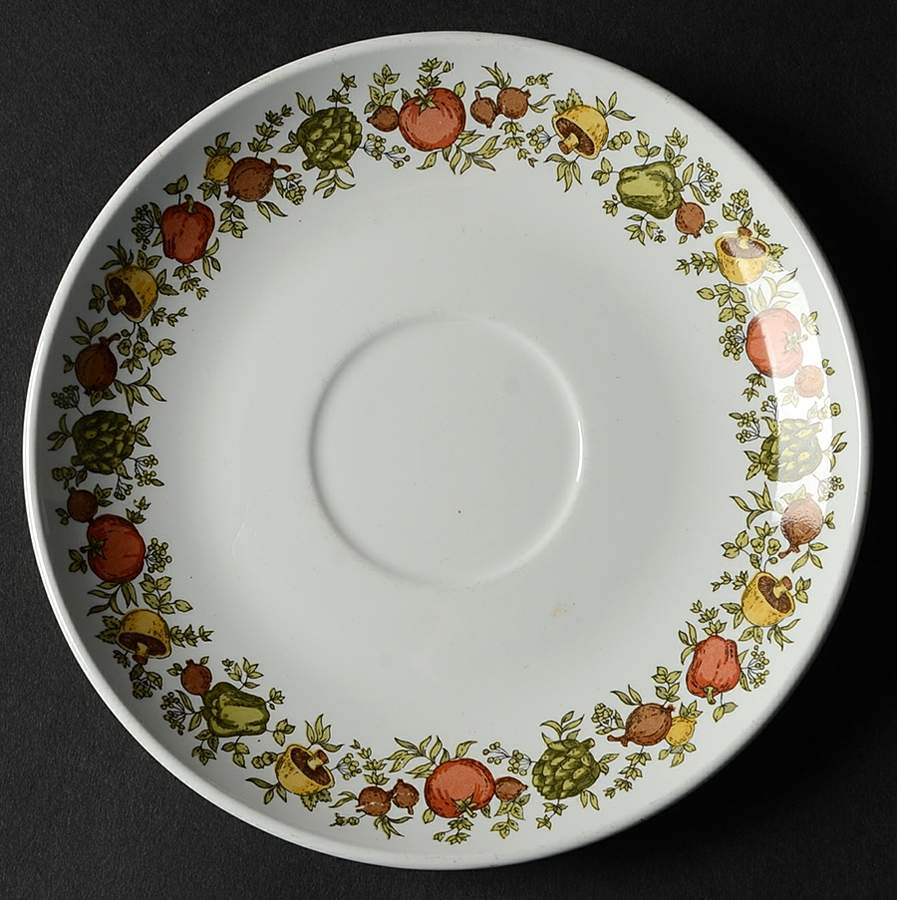 Spice of Life (Corelle) Saucer by Corning Corelle-1
