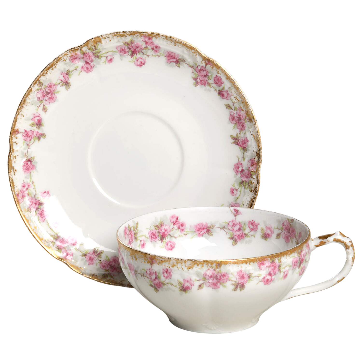 Head 119-1 Flat Cup & Saucer Set by Charles Field Haviland-1