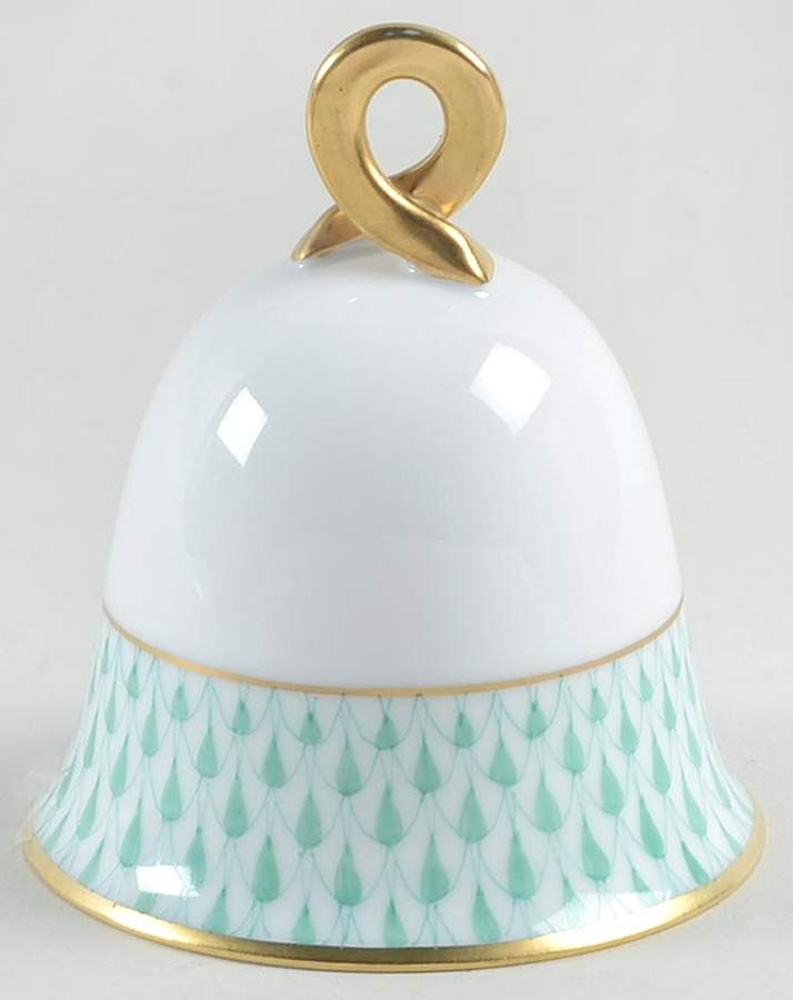 Herend Ornaments-Bells Small Bell-Keylime - No Box by Herend-1