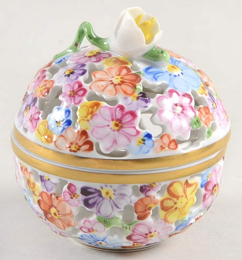 Giftware 2" Round Box & Lid by Herend-1