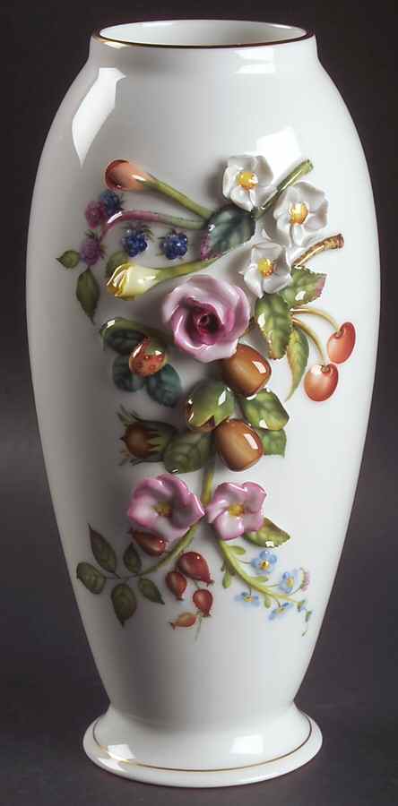 Giftware 8" Sculptured Vase by Herend-1