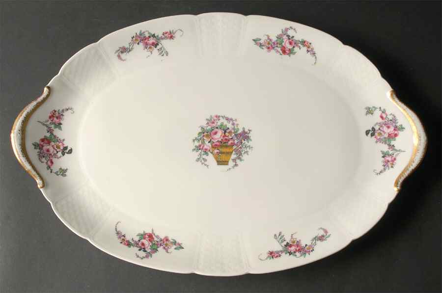 CHF397 17" Oval Serving Platter by Charles Field Haviland-1