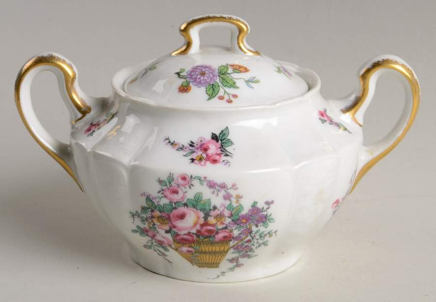 CHF397 Sugar Bowl & Lid by Charles Field Haviland-1