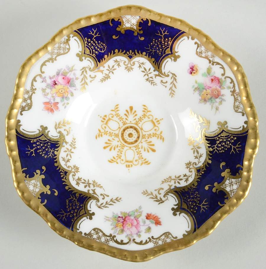 Panel Cobalt Saucer by Coalport-1