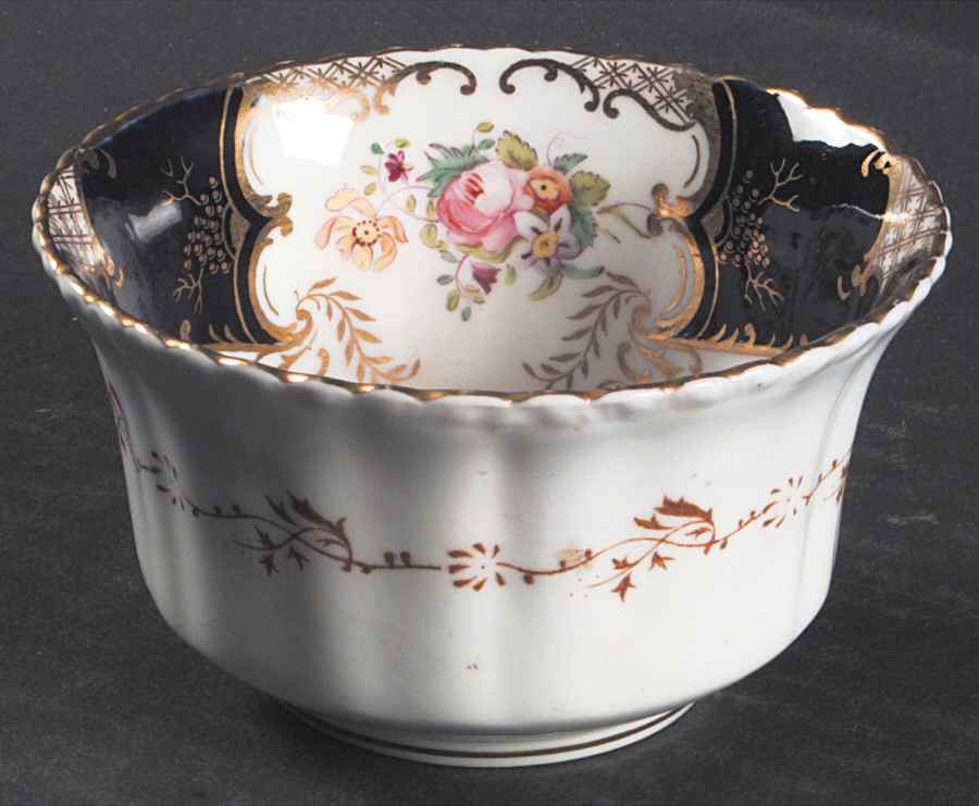 Panel Cobalt Mini Open Sugar Bowl by Coalport-1