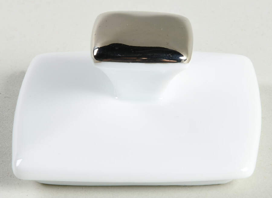 Prelude Platinum (Trim & Verge) Lid for Sugar Bowl by Jean Louis Coquet-1