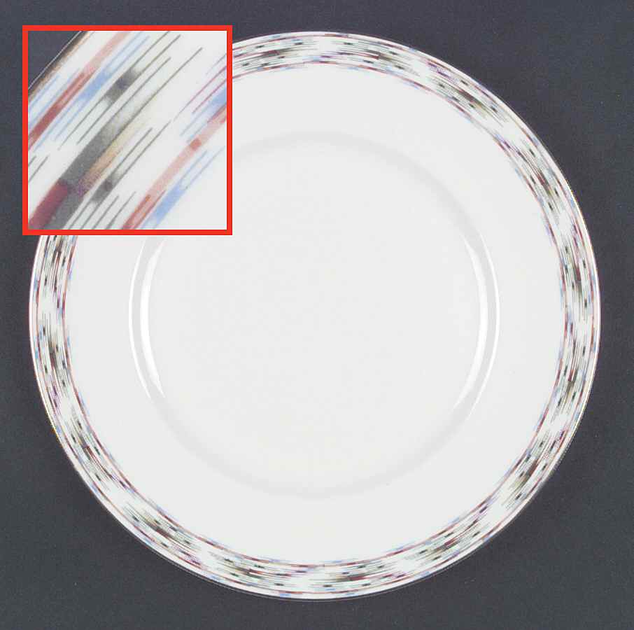 Rainbow Dinner Plate by Coalport-1