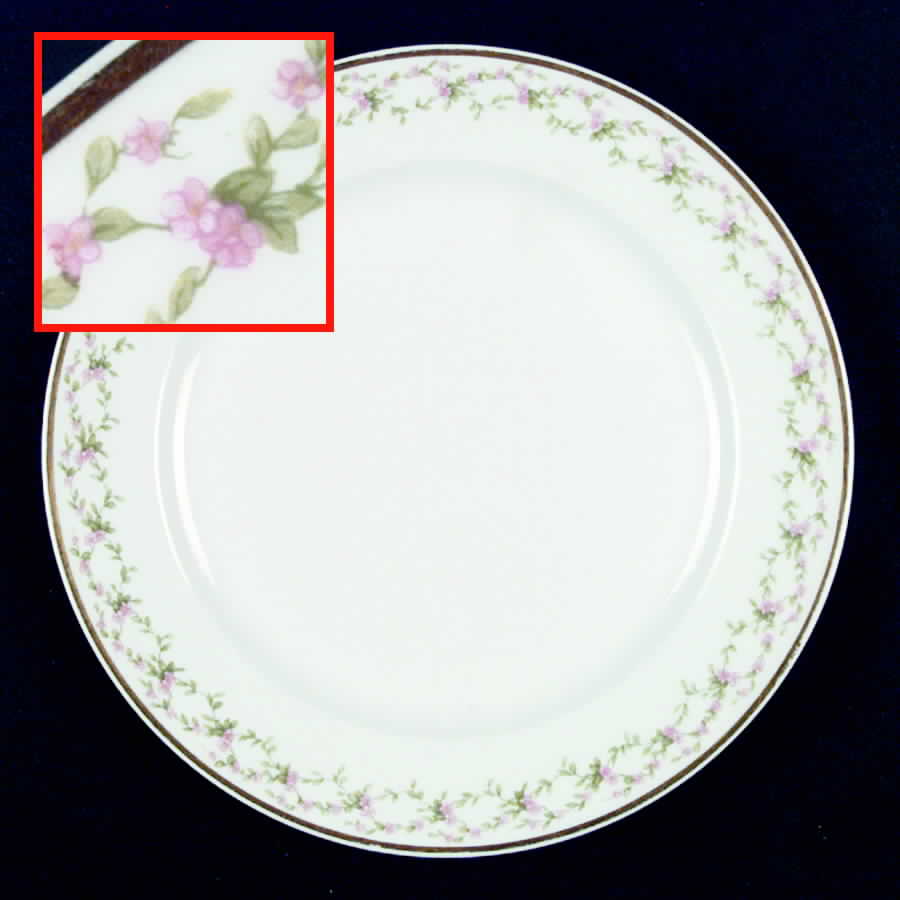 Head138 Luncheon Plate by Charles Field Haviland-1