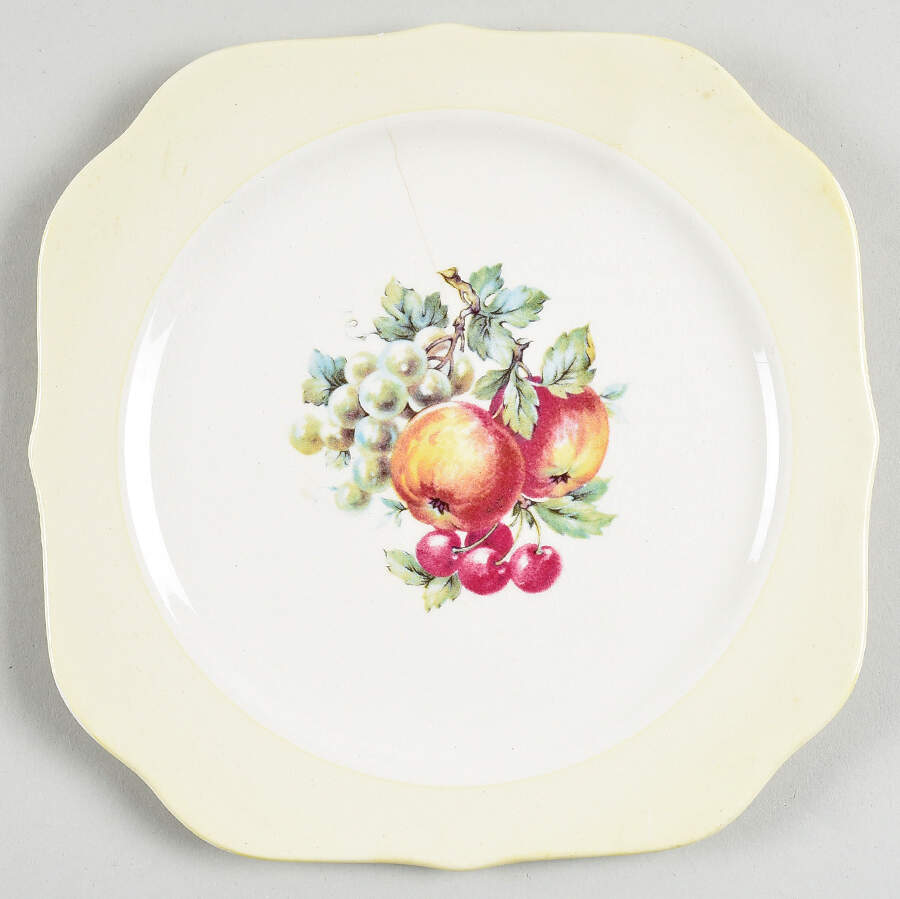 CRO132 Square Salad Plate by Crooksville-1