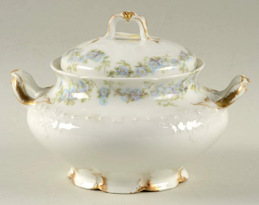 CHF408 Sugar Bowl & Lid by Charles Field Haviland-1