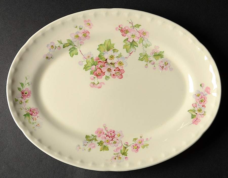 CRO133 11" Oval Serving Platter by Crooksville-1