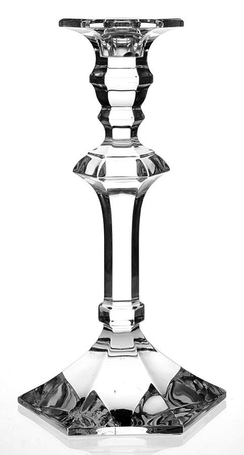 Consulat Bonapart 9" Single Light Candlestick by Val St Lambert-1
