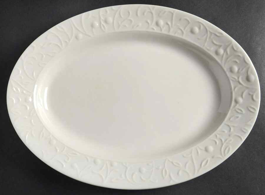 Tanglewood 12" Oval Serving Platter by The Cellar (China)-1